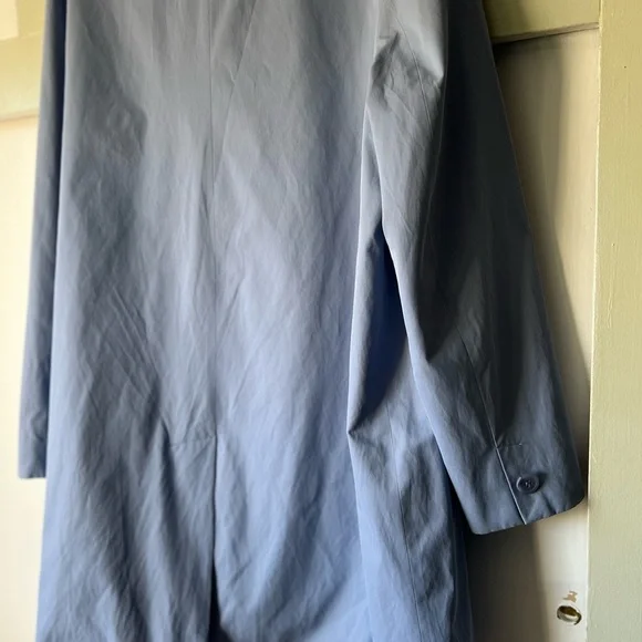 Weatherproof Garment Company Women's Trench Coat Jacket Periwinkle Blue L - Picture 13 of 17